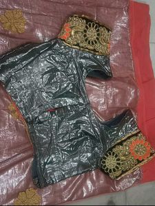 Beautiful Heavy Saree With Blouse 🥰