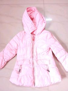 Pink Padded Winter Coat