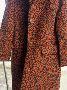 Vintage Animal Print Coat