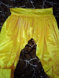 Satin Salwar Yellow