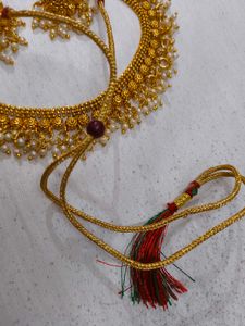 Women Gold Plated Ethnic Jwellery Set