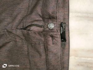 Casual Coffee Brown Colour Pants