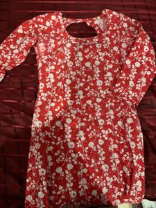 Floral Print Kurta