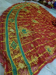 Unstitched Rajputi Lehanga With Long Duppata🔥