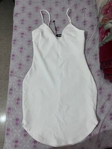 White Bodycon Mini Dress