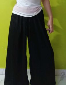 Flowy Black Palazzo Pants
