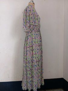 Floral Print Maxi Dress