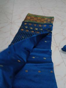 Blue Saree With Blouse