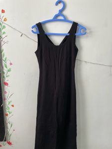 Black Round Neck Dress