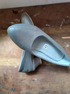 Glitter Silver Shoe