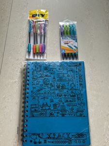 5 Subject Notebook, Tictac Ball Pen Sets- 10nos