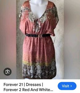 Paisley Print Tunic Top