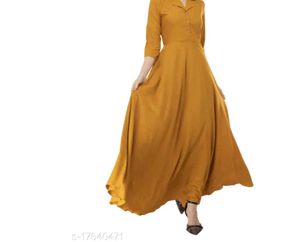 Yellow Long Dress 👗
