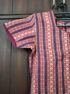 Purple Striped Suit Set