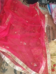 Lehnga Set With Pink Duppata