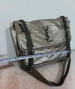 Metallic YSL Handbag (Copy)