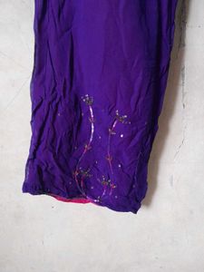 Elegant Purple Kurta Set