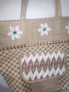 Handmade Jute Tote Bag