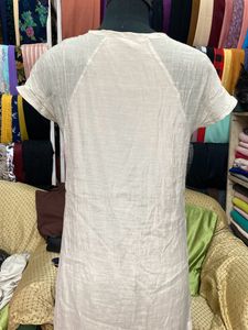 Nude elegant simple dress