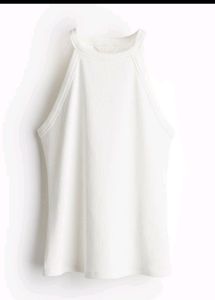 H&amp;m Ribbed Vest Top