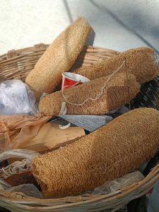 Natural Loofah Sponges ( Combo pack OF 4 )