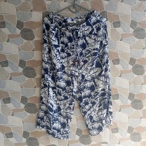 Tropical Print Pants