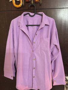 Lilac Corduroy Shirt