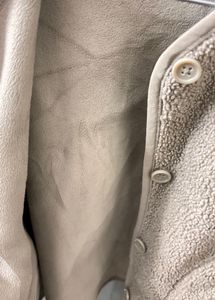 Uniqlo Beige Fleece Jacket