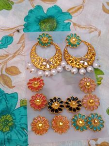 Earrings With Changeing Colour Tops
