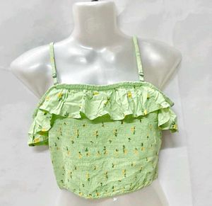 Size S/M 🎁Buy 2 Get 1 Free🎁Ruffle Camisole Top