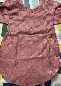 Pink Paisley Kurta