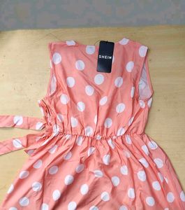 Vintage Polka-dot Wrap Dress