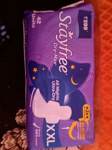 Stayfree Dry-Max All Nights Ultra-Dry Pads XXL