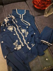 Elegant Blue Kurta Set