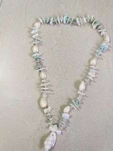 Imported Shell/Koadi &amp; Stone Beautiful Neck Piece