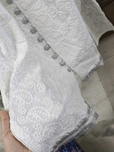 White Embroidered Kurta Set