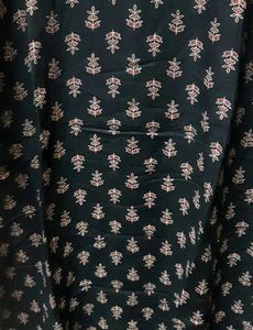 Printed Black Kurti