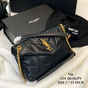 YSL LOULOU PUFFED SHOULDER BAG WITH BOX