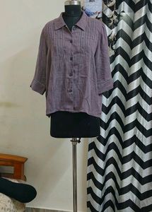 Plus Size Purple Shirt