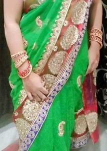 Gorgeous Green Saree