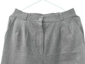 Full Lenght High Rise Grey Pants (never Used)