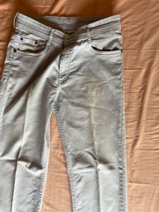 Men’s 34 Waist Light Grey Jean
