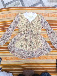 Beautiful Yellow Floral Top
