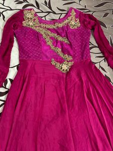 Elegant pink gown