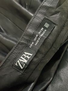 ZARA imported leather pant