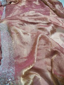 🍑Peach Party Wear Saree