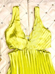 pleated dress