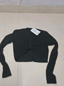 Chic Black Crop Top