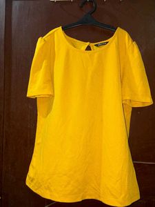 Yellow Puff Sleeve Top