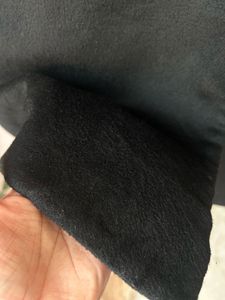 Black Wrap Overcoat